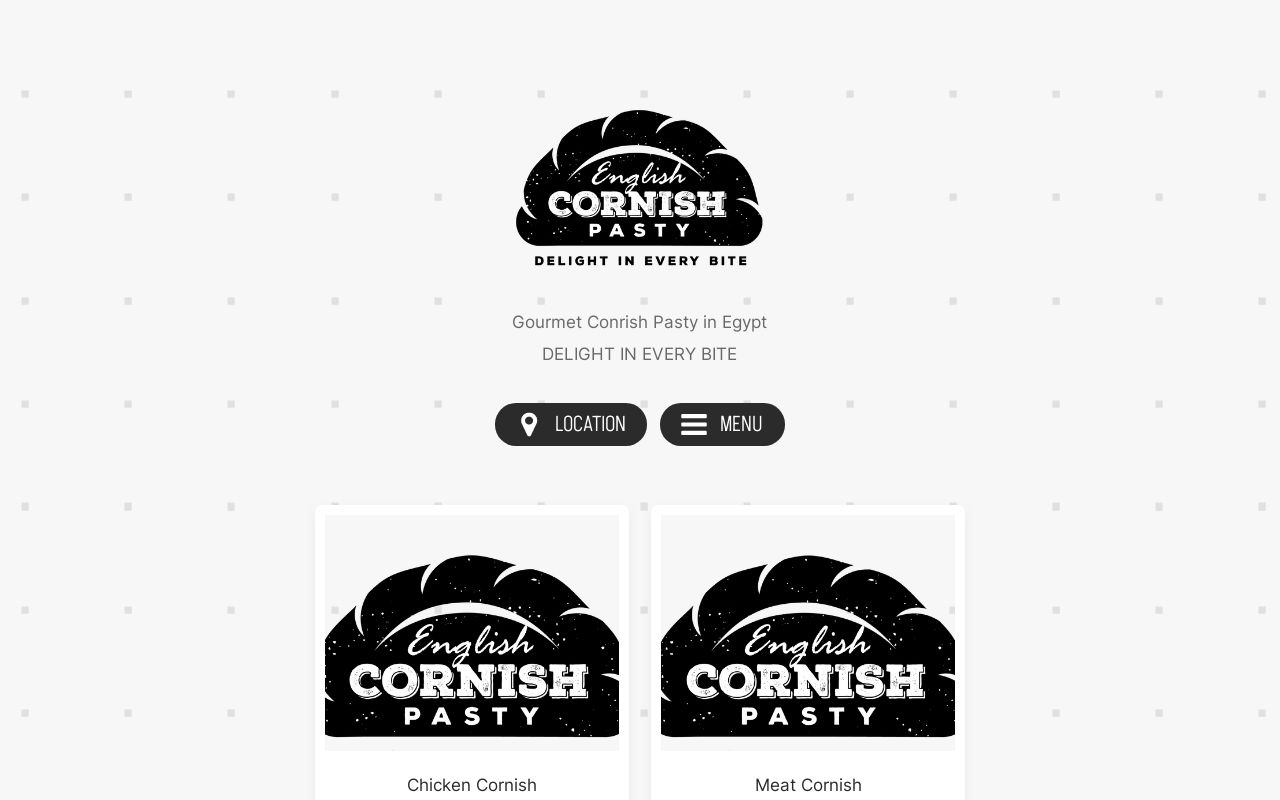 English Cornish Pasty